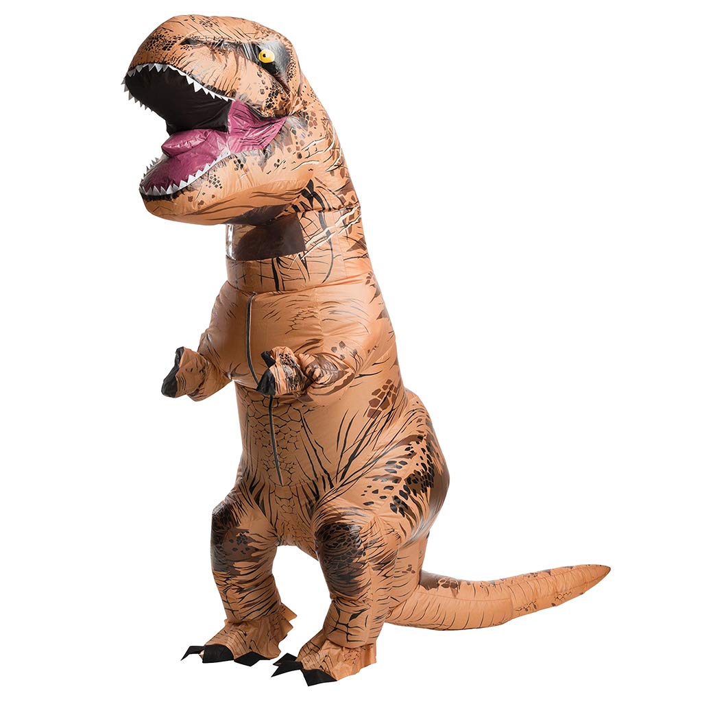 Disfraz Inflable de Dinosaurio Rex Hinchable para Adulto con Ventilador, Disfraces Inflabes de Tiranosaurio Ideales para Halloween