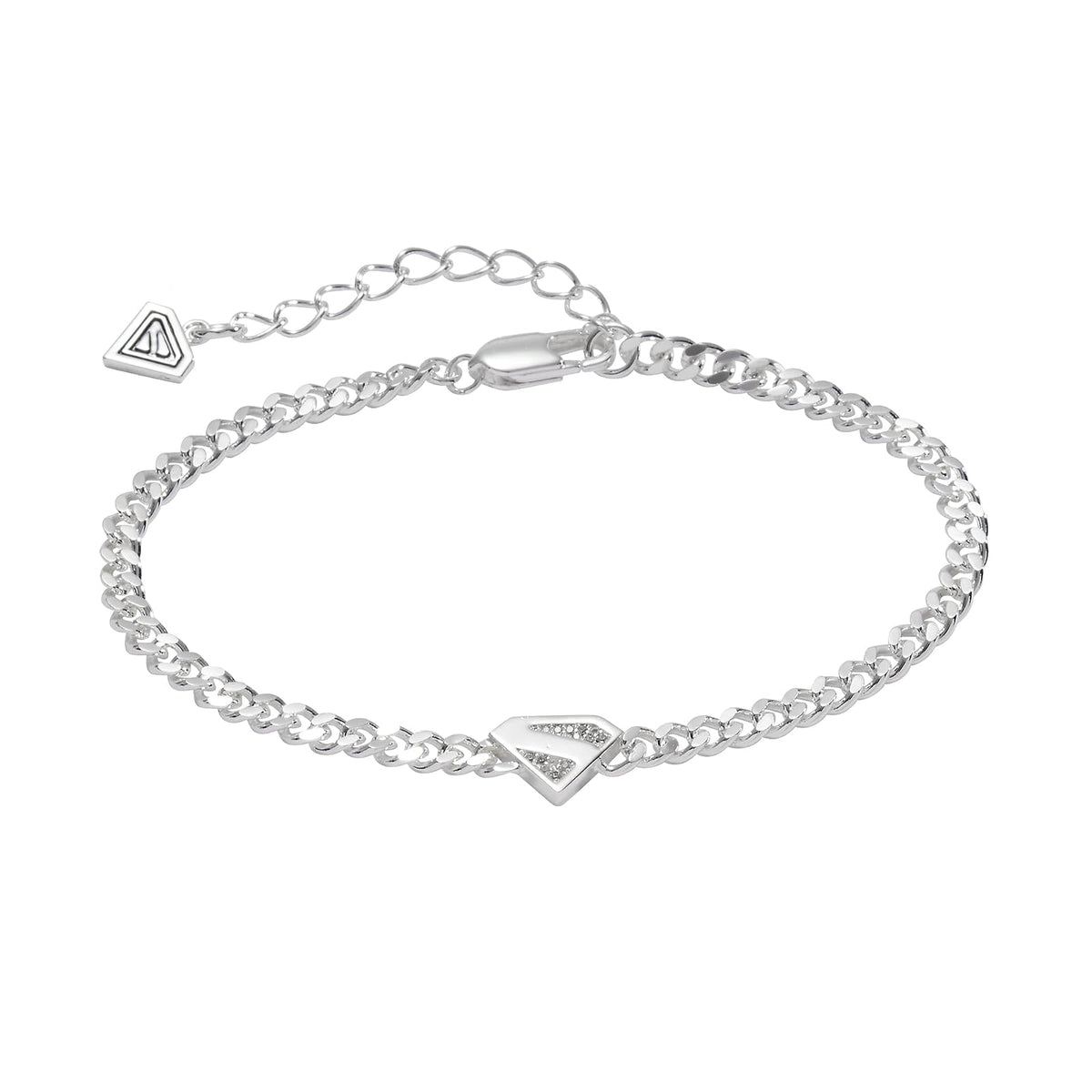 Alex and Ani SUPERMAN™ Jewelry - Pulsera en línea con logotipo pavimentado SUPERMAN