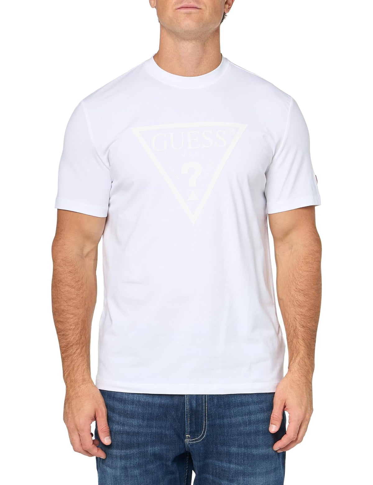 Guess Playera para Hombre - XL - Blanco