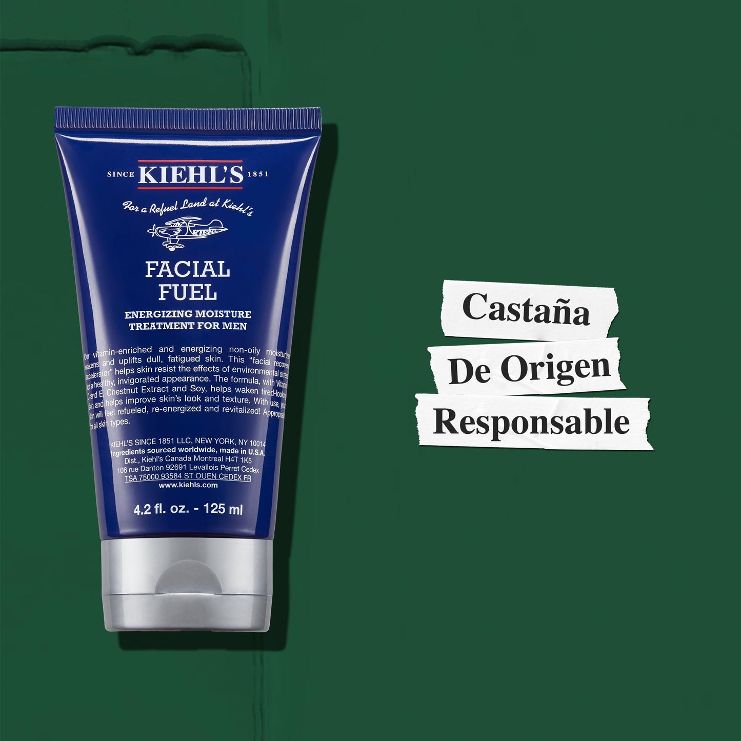 Kiehl's Facial Fuel Energizing Moisture Treatment for Men, 2.5 Ounce