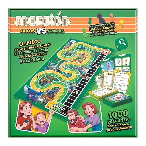 NOVELTY CORP Juego DE Mesa MARATON Chicos VS Grandes Caja Carton