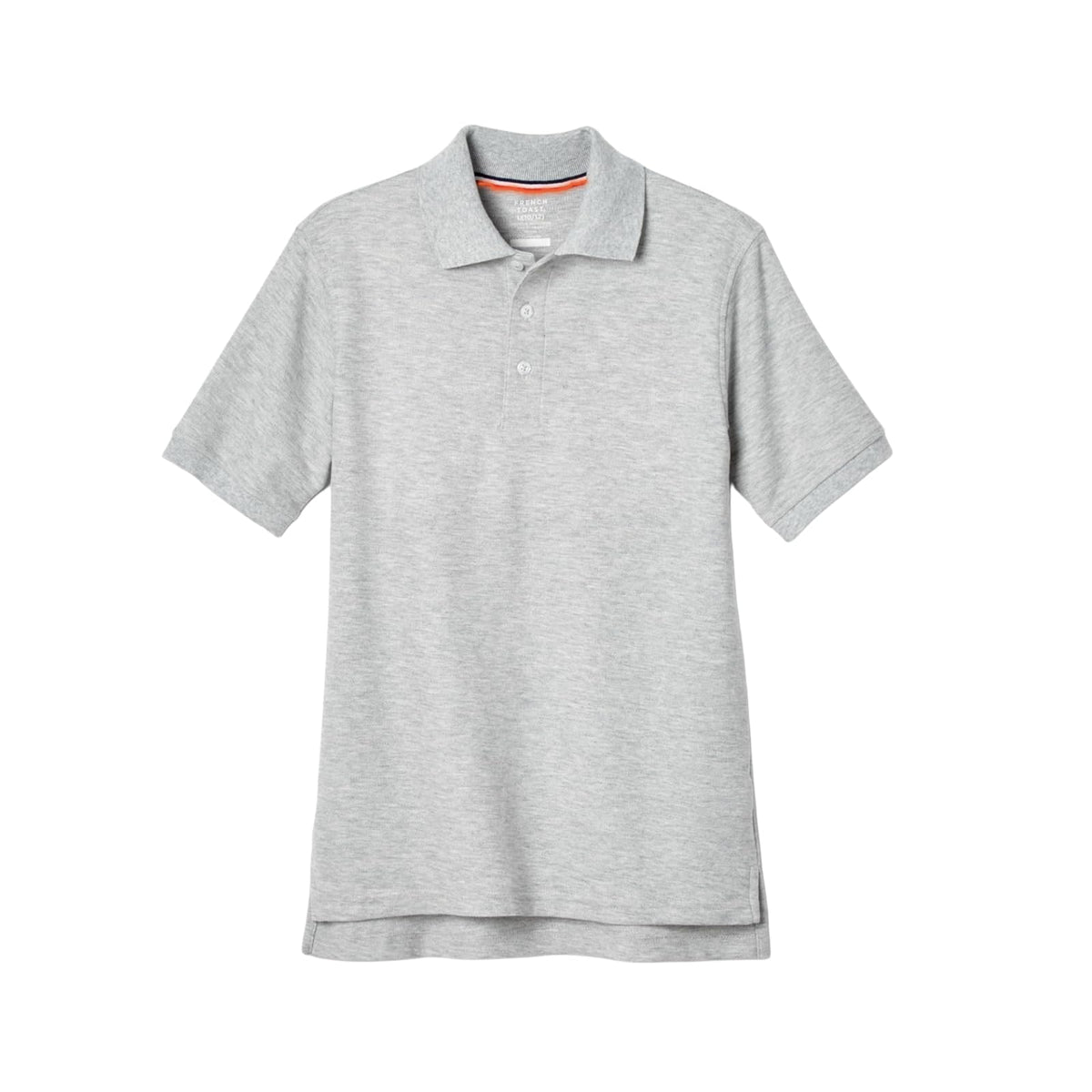 French Toast Playera Polo de Piqué de Manga Corta para Niño - 14-16 - Gris