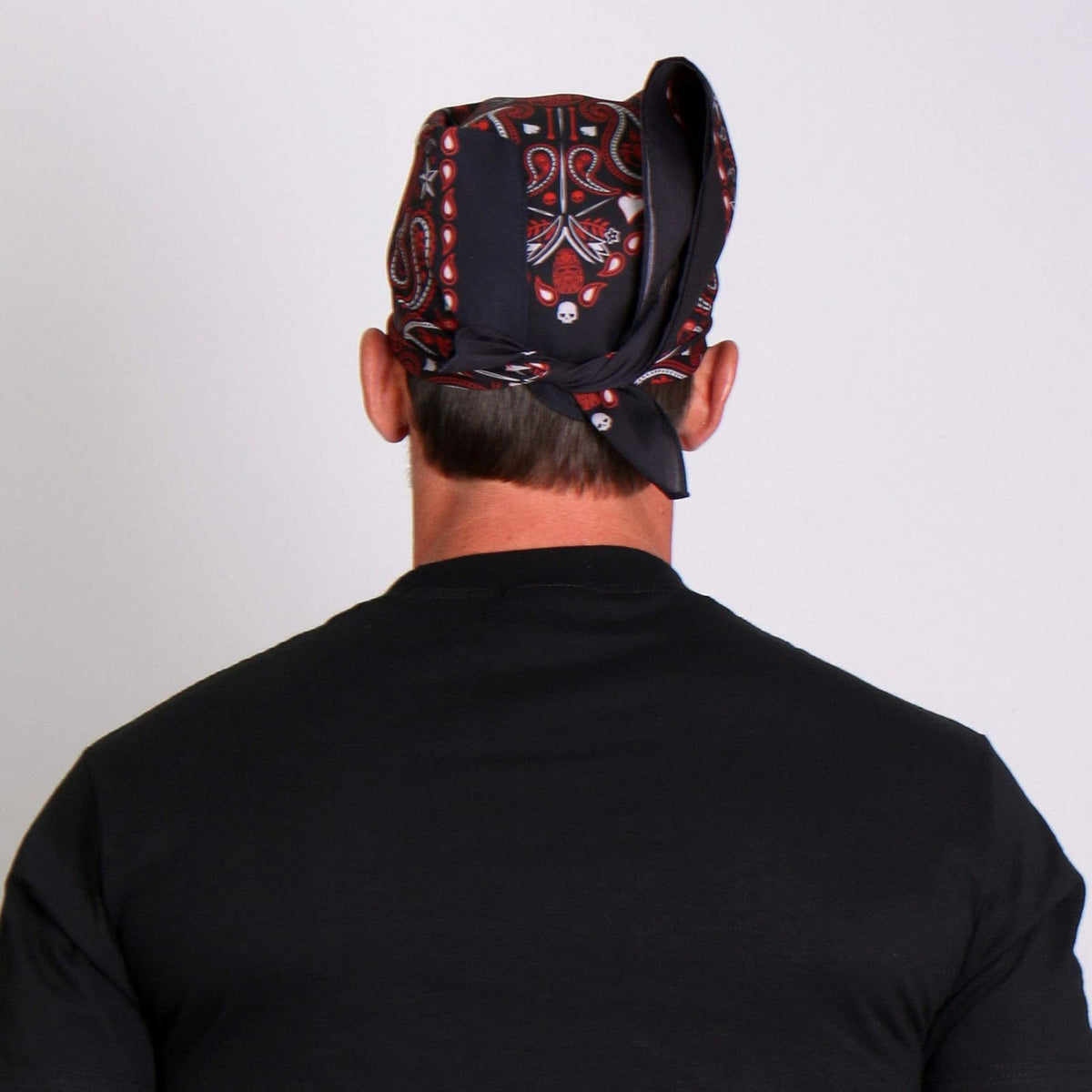 Hot Leathers Paisley Skull Bandana
