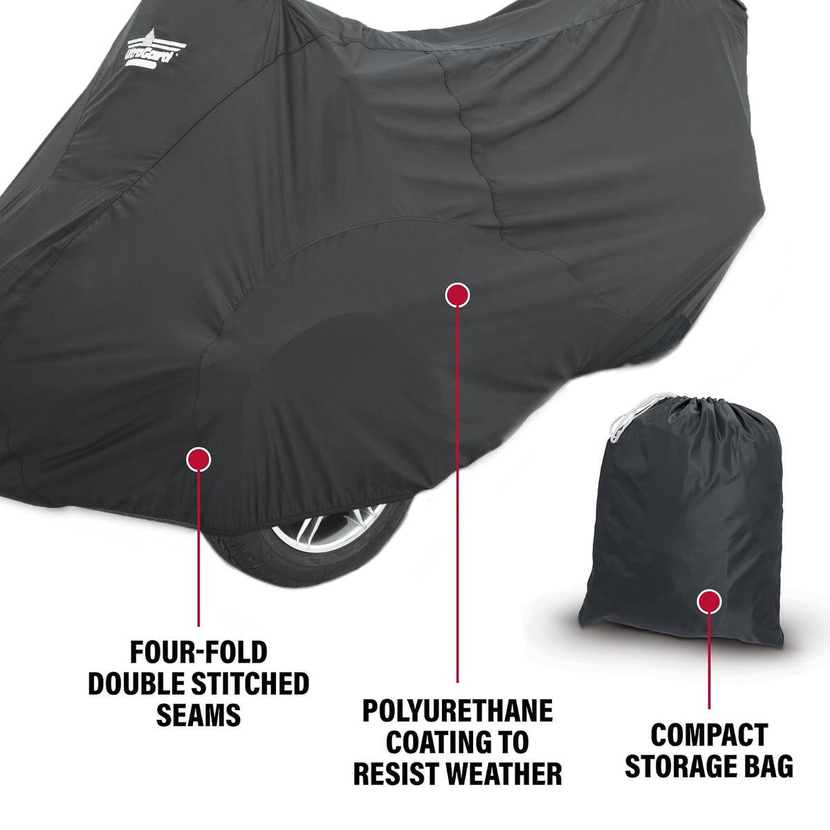 UltraGard 4-375 Essentials Cubierta Completa Can-Am RT 10-19 Resistente Intemperie/Agua Negro