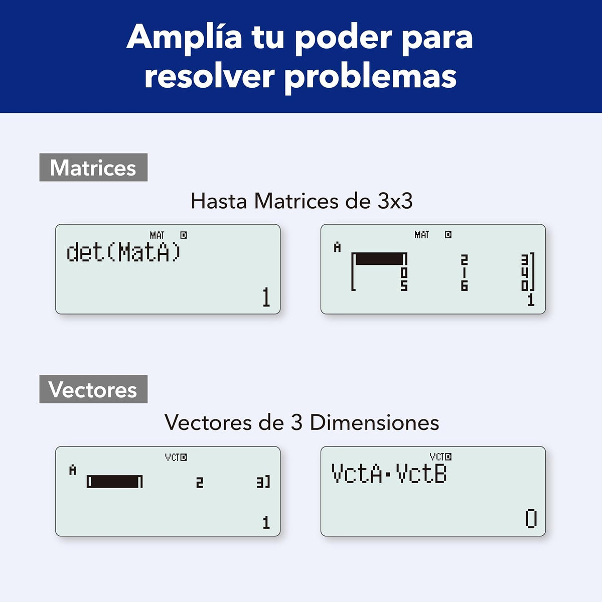 Casio Calculadora Científica, fx-991LA Plus-2, 417 Funciones, Nivel Preparatoria y Universidad, Color Negro