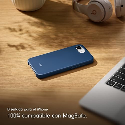 Beats - Funda con MagSafe de para el iPhone 17e, Delgada, Ligera y Resistente con Acabado Mate y Forro de Microfibra – Azul subsuelo