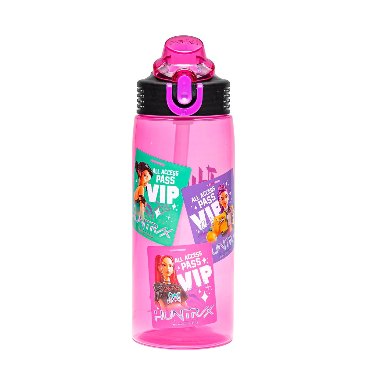 Zak Designs Botella de Agua Huntrix KPop Demon Hunters, 25 oz - 25 Ounces - K-Pop Demon Hunters (Huntrix Pink)