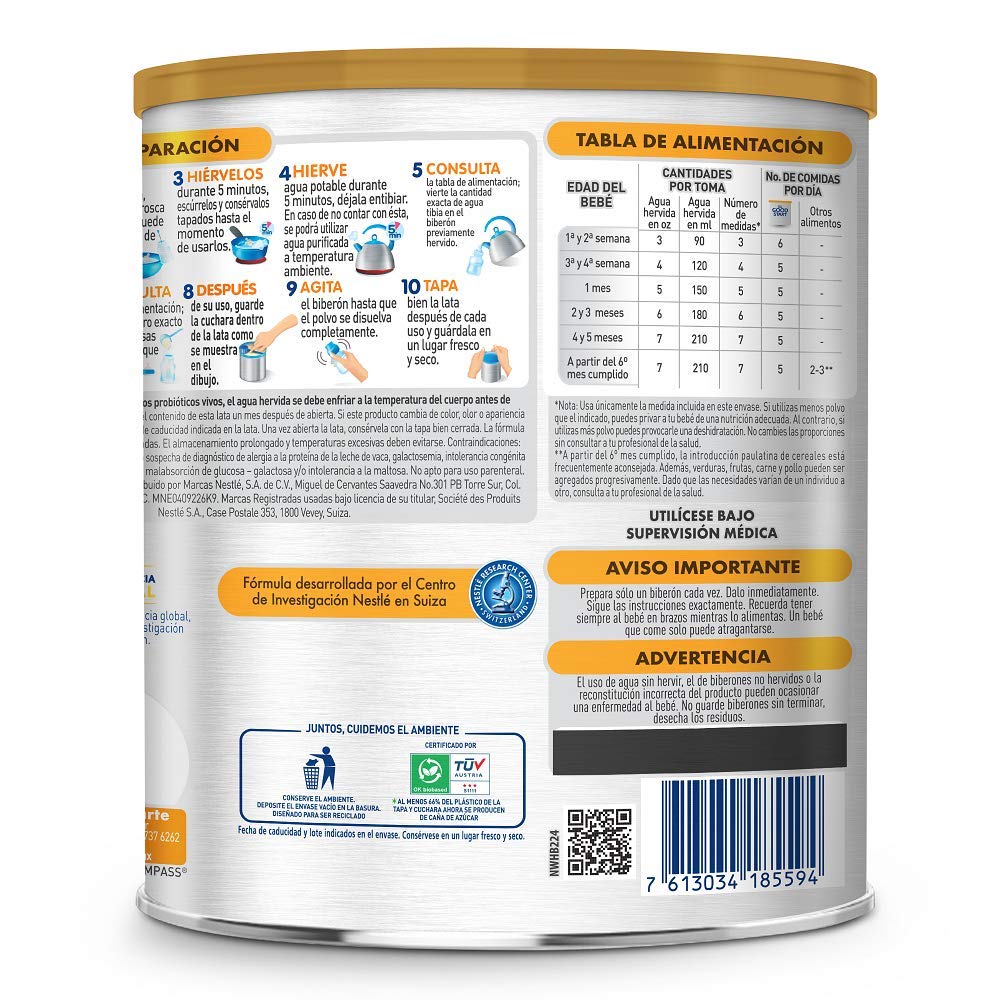 Fórmula Infantil Good Start Confort, a partir del Nacimiento, Lata 800g