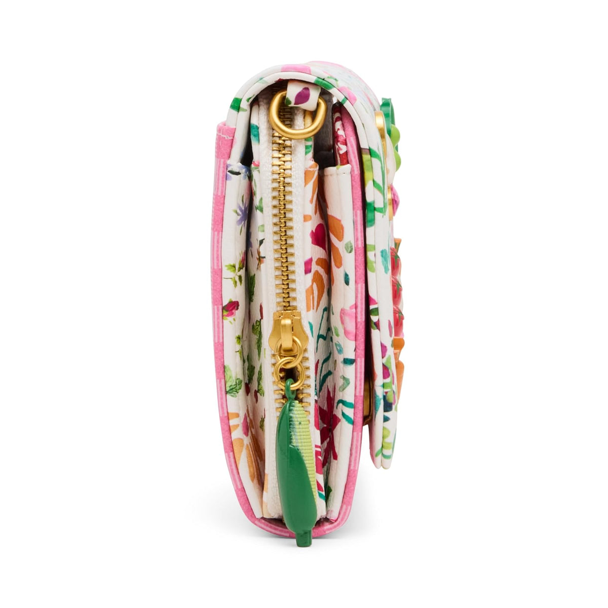 Betsey Johnson - portafolios cruzada con parche vegetariano