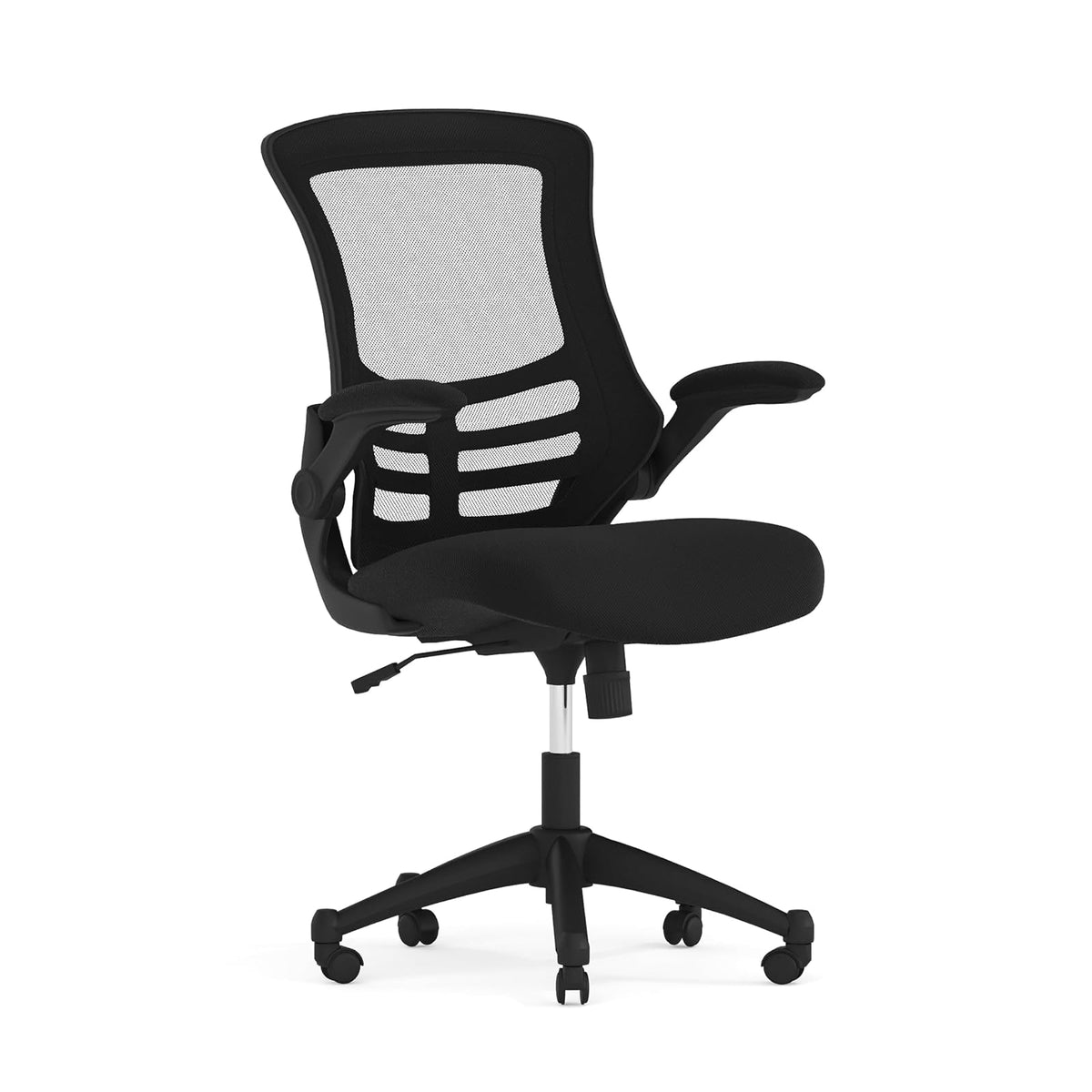 Flash Furniture Silla Ejecutiva de Malla, Respaldo Alto, Giratoria - 1 - Malla Negra