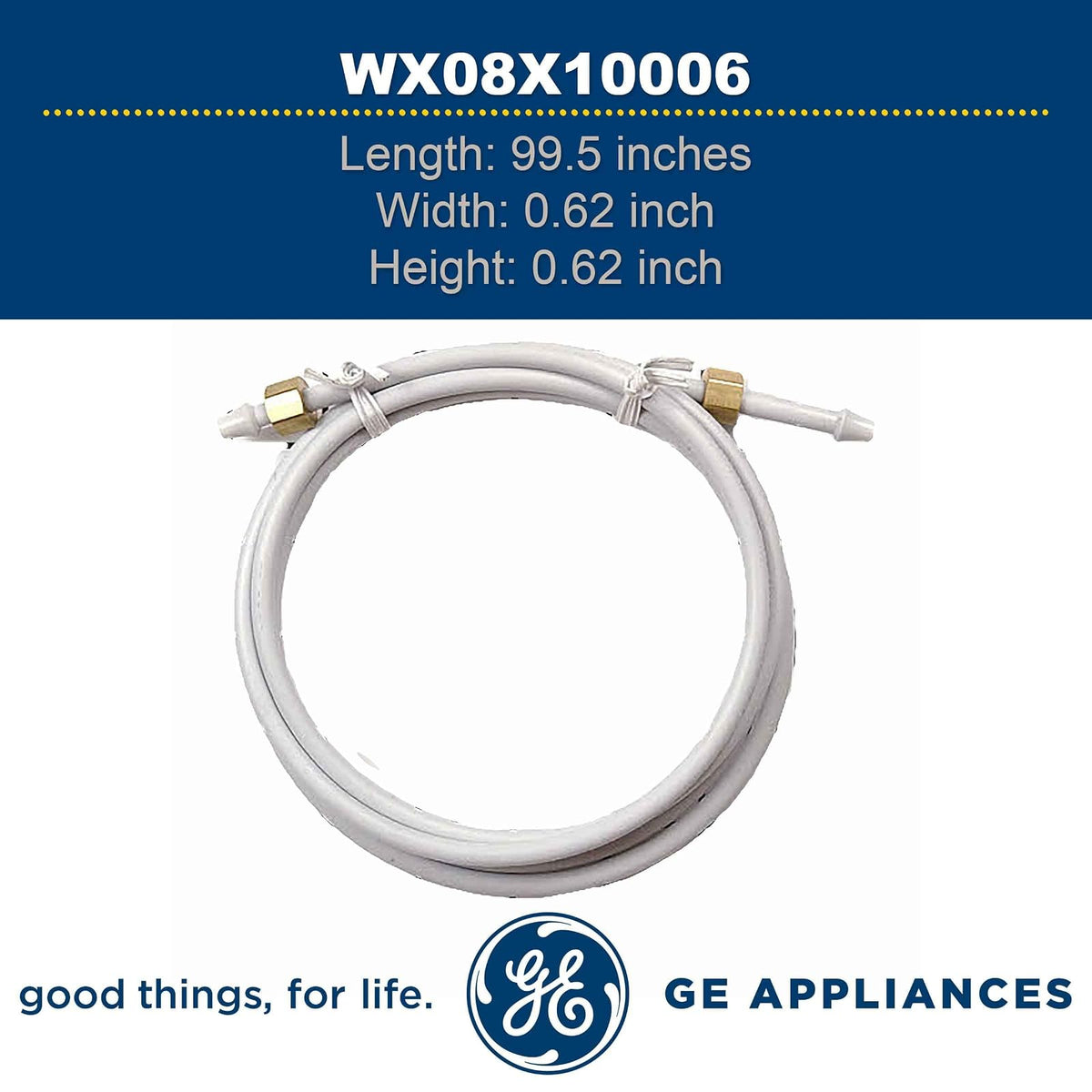 GE General Electric wx08 X 10006 6-Feet PEX Hookup