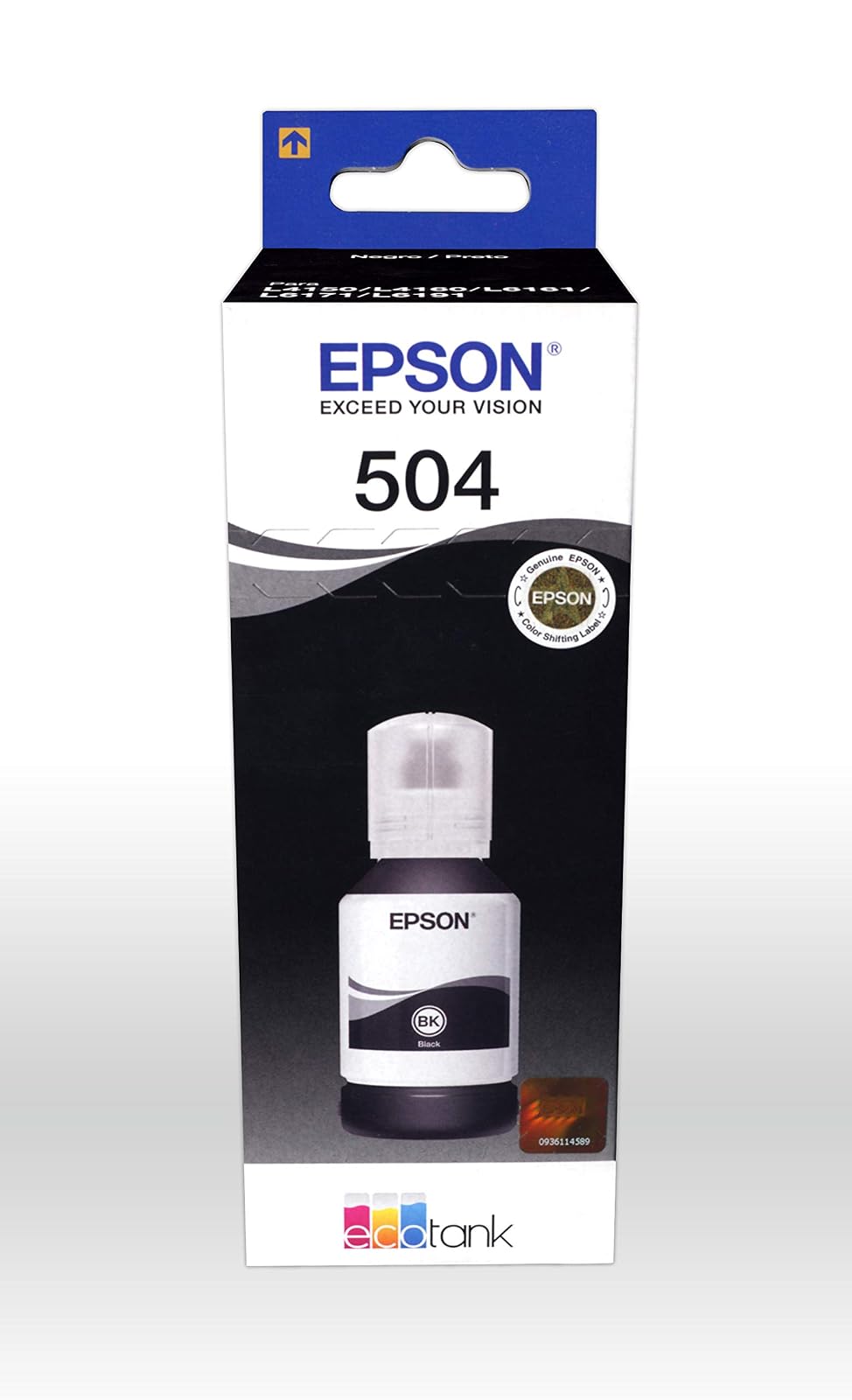Epson Ecofit Botellas de Tinta Color Negro T504 2 Unidades