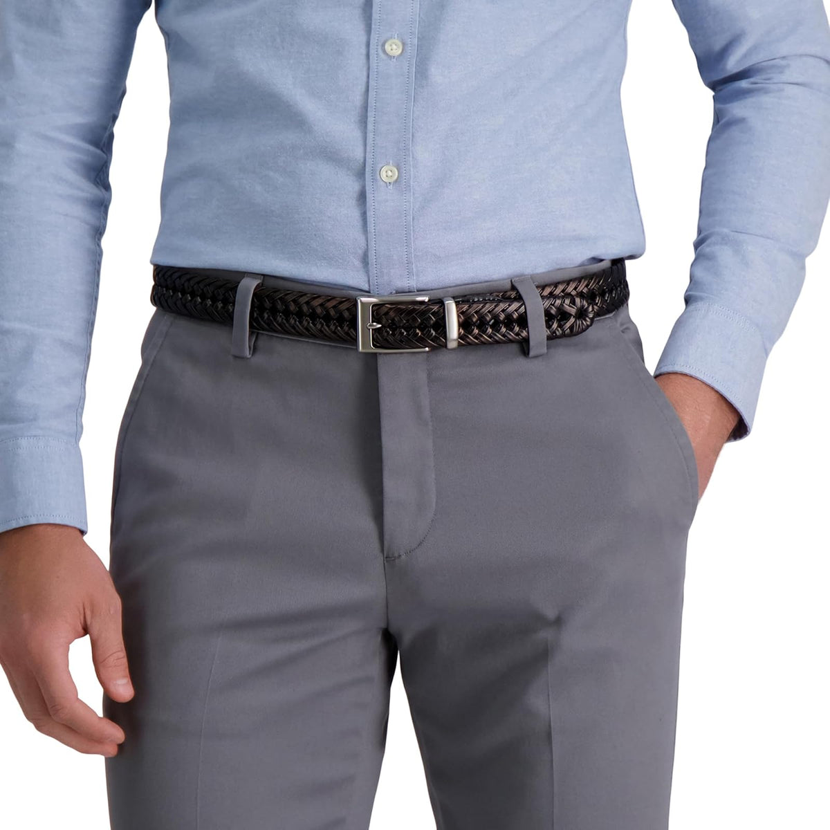 Dockers Cinturón trenzado de vestido casual Cinturón Hombre