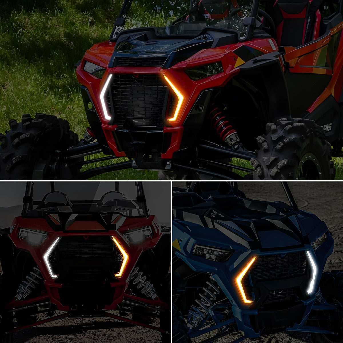 Nilight Luces LED de Señal de Giro para Polaris RZR XP 1000 Turbo 2019-2023, UTV-335