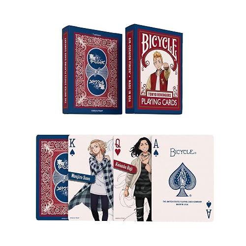 Bicycle Tokyo Revengers - Cartas de Anime, 1 baraja