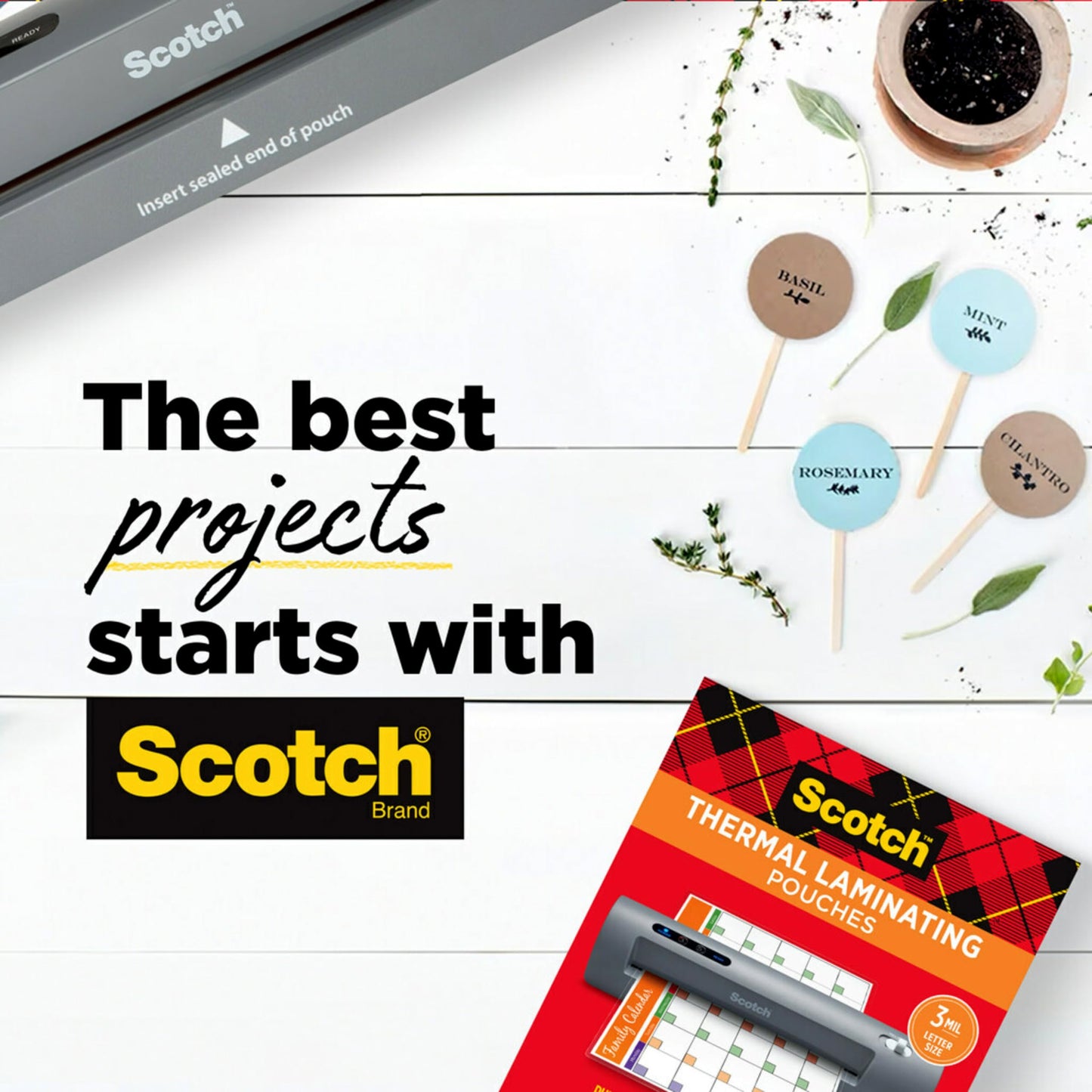 Scotch Laminadora Térmica de 2 Rodillos (TL901)