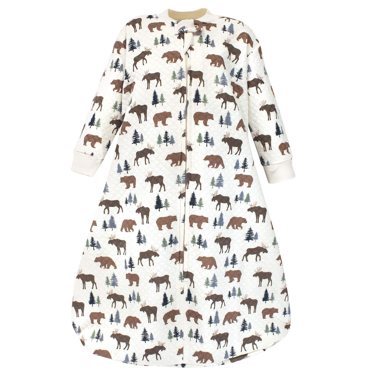 Hudson Baby Saco de Dormir Acolchado de Manga Larga, Unisex - 12-18 meses - Oso, alce
