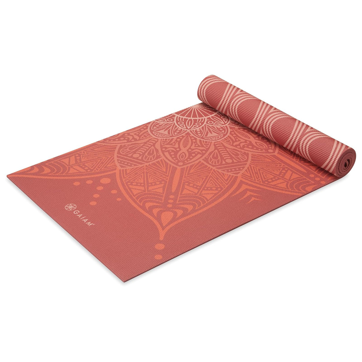 Gaiam Tapete de Yoga Reversible Extra Grueso Antideslizante - Cambio de pétalos