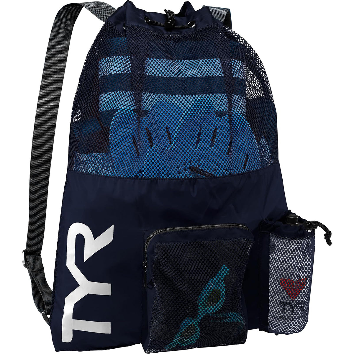 TYR Mochila Big Mesh Mummy MochilaUnisex adulto - 40 Liter - marino