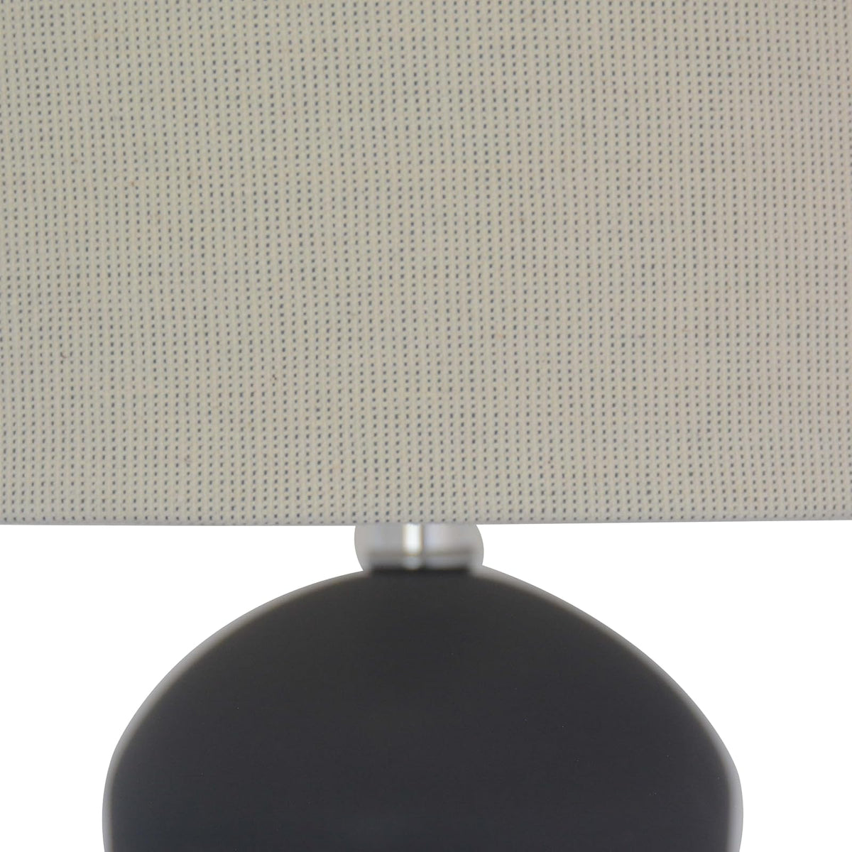 Luzerna CM-0310 Lámpara De Mesa Timo, Color Gris Oxford Mate, 1 Unidad