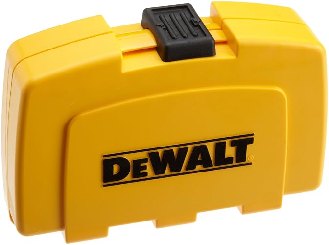 DEWALT DW1167 Surtido de brocas helicoidales de punta dividida, 17 piezas, color negro y dorado