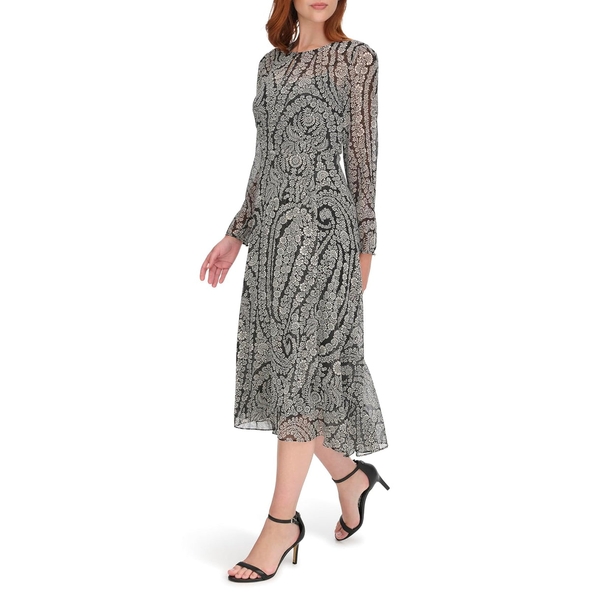 Tommy Hilfiger Vestido Midi Vestido para Mujer