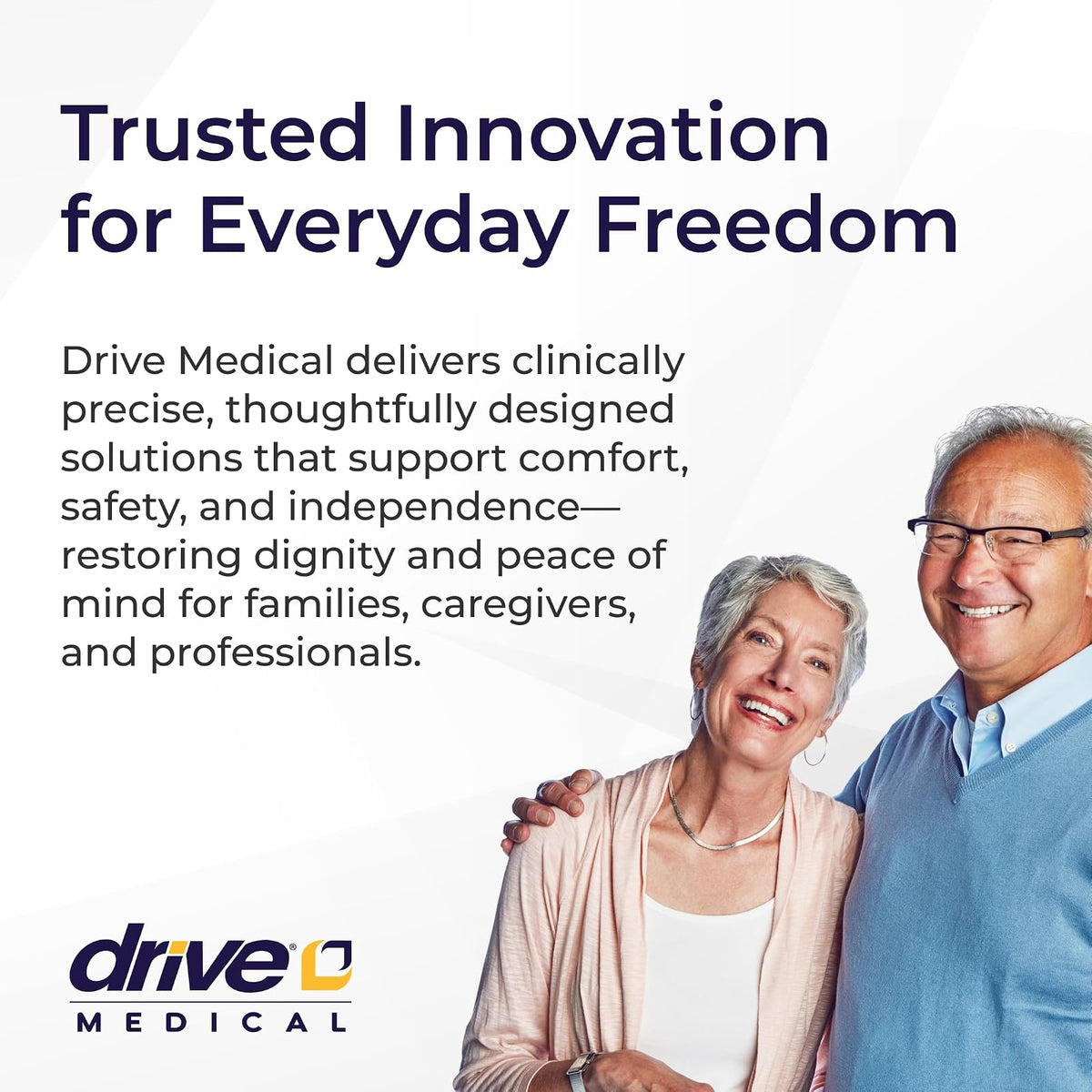 Drive Medical Deluxe - Andador plegable de dos botones con ruedas de 5 pulgadas