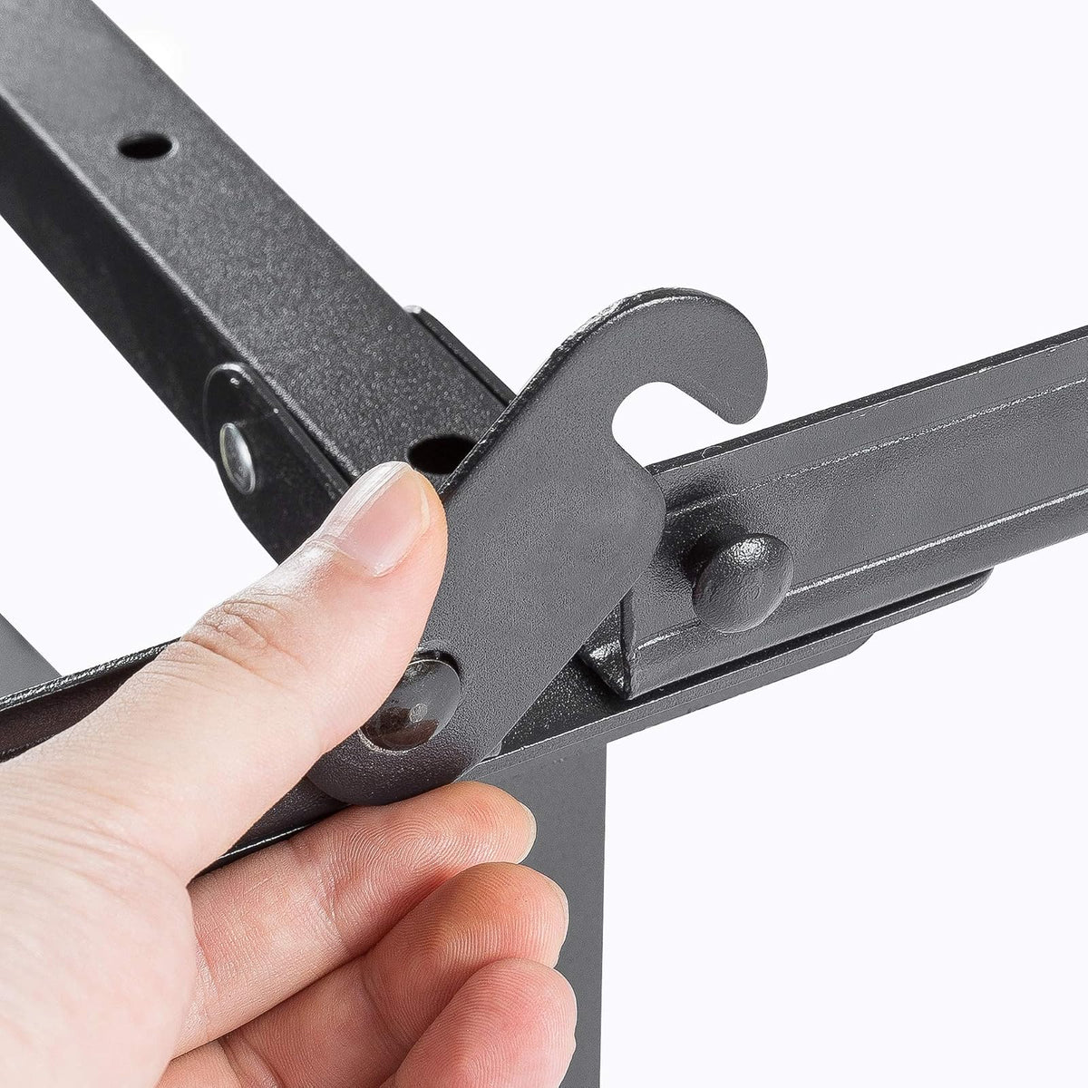 ZINUS Compack - Marco de Cama Ajustable de Metal para somier y Juego de colchón, tamaño Individual/matrimonial/Queen, Color Negro