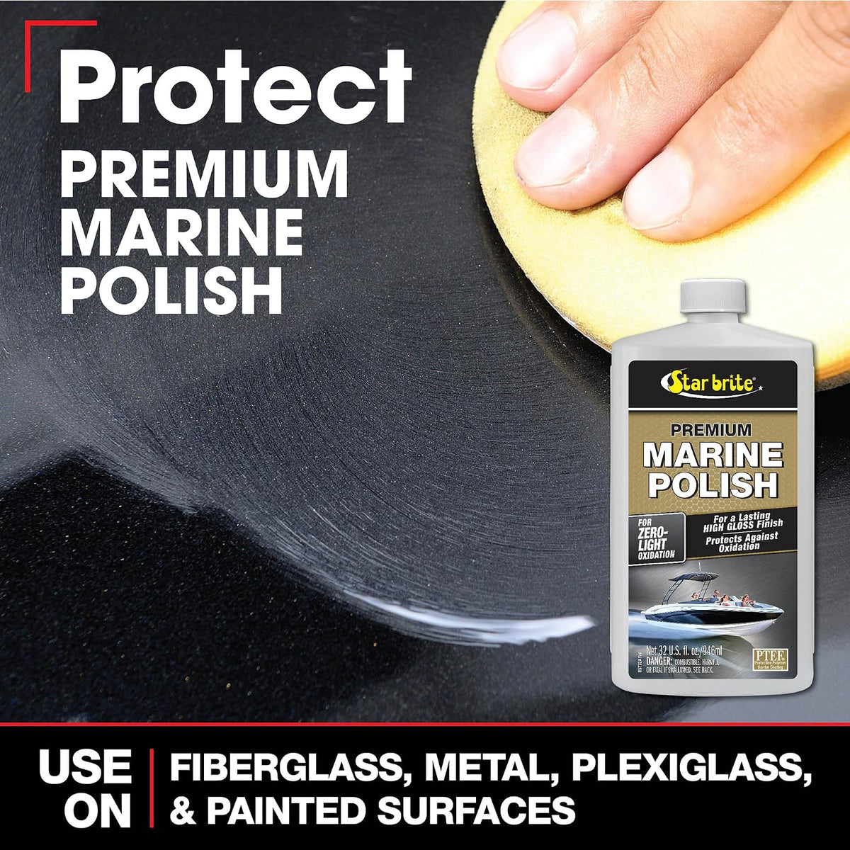 STAR BRITE Premium Marine Polish with PTEF