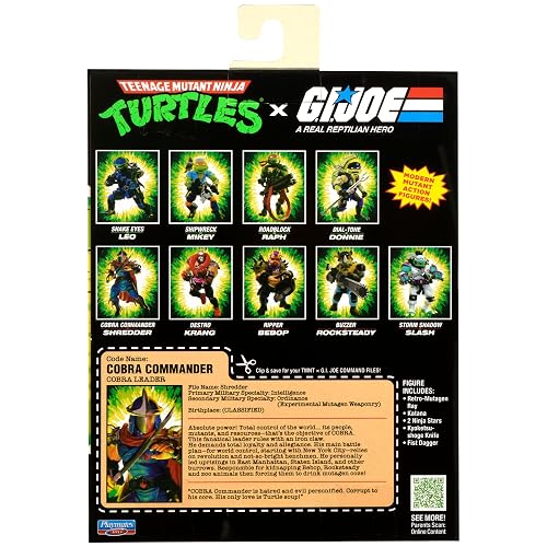 Teenage Mutant Ninja Turtles TMNT/GI Joe Shredder/Cobra C