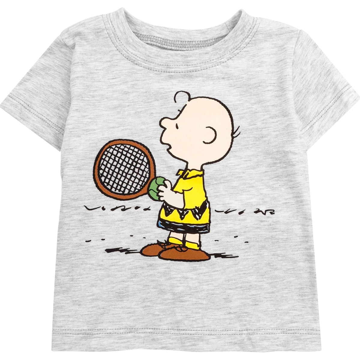 Baby Creysi Playera Manga Corta para Niño Algodón Hipoalergénico - 12 Meses - Gris