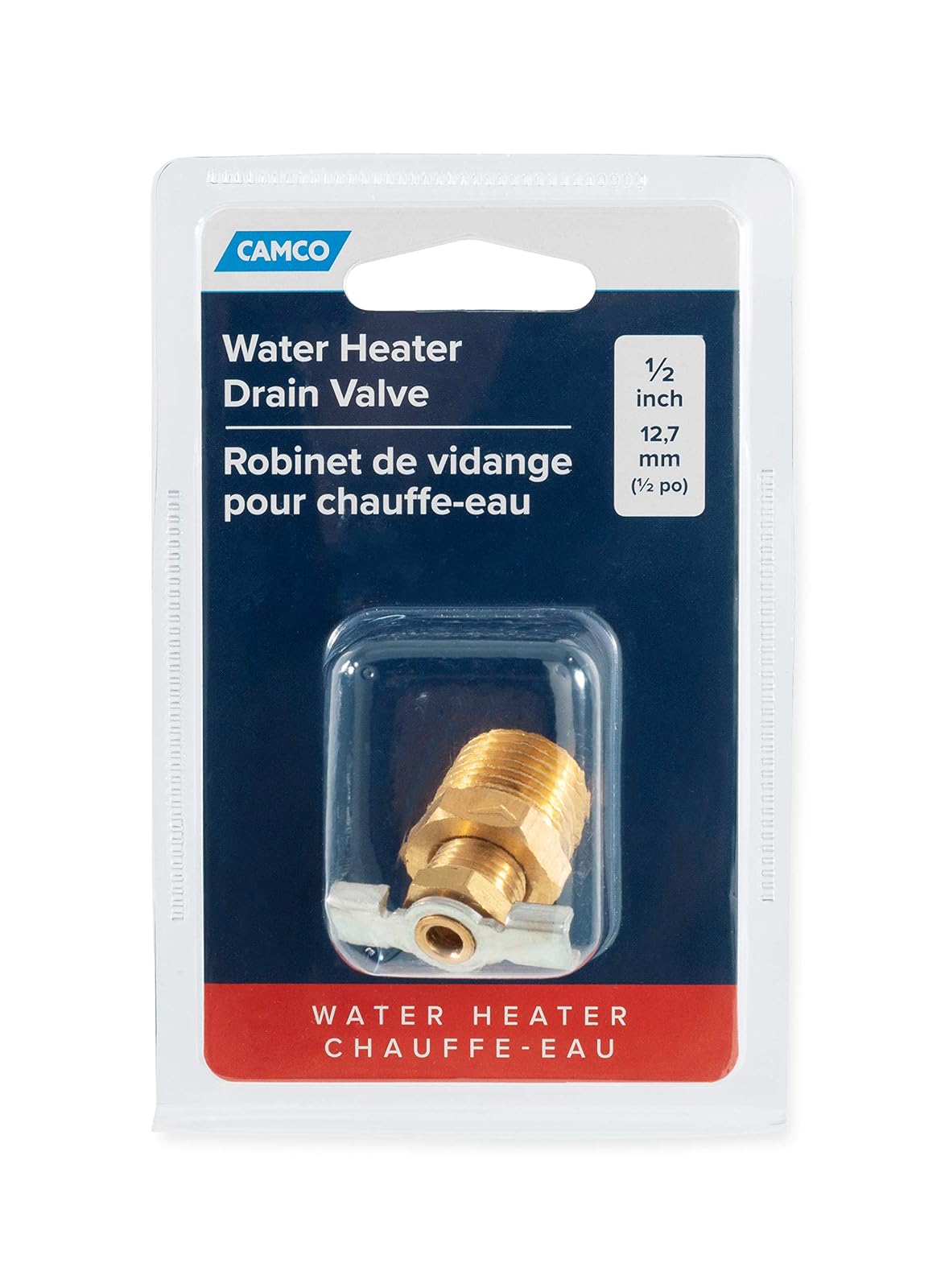 Camco RV Válvula de Drenaje de Calentador de Agua