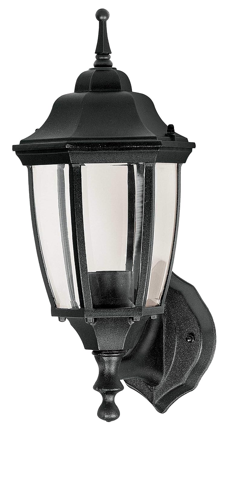 Volteck Arbotante Farol para Pared ARB-100S, Base E26/E27 - Negro