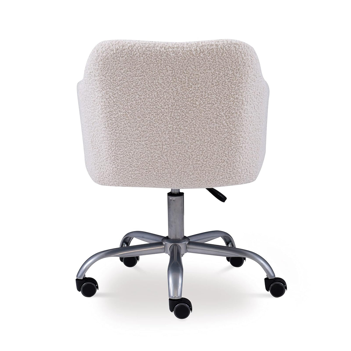 Linon Home Decor Products Linon Brooklyn - Silla de Oficina Sherpa, Color Marfil