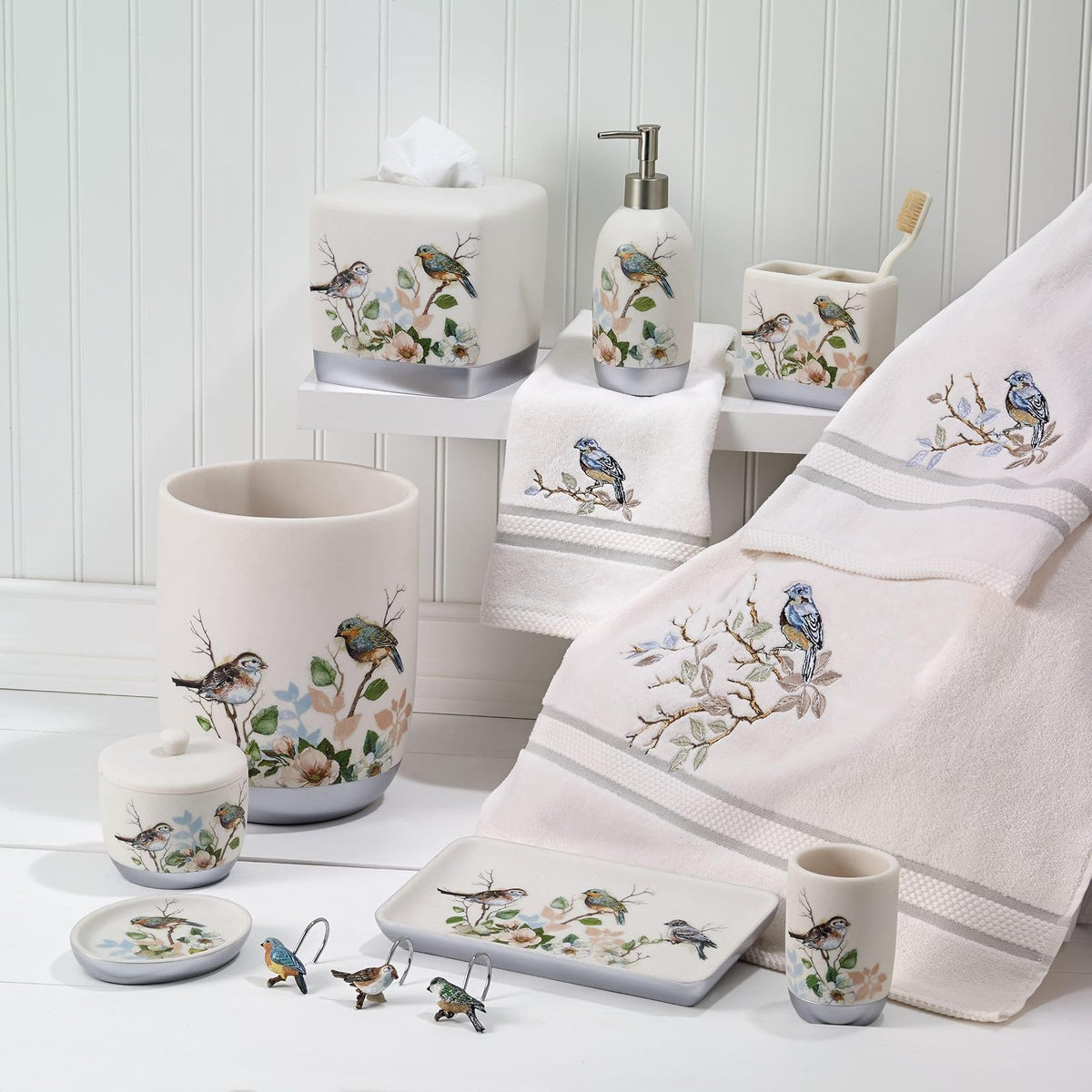 avanti linens Coastal toallas de baño conjuntos, color marfil