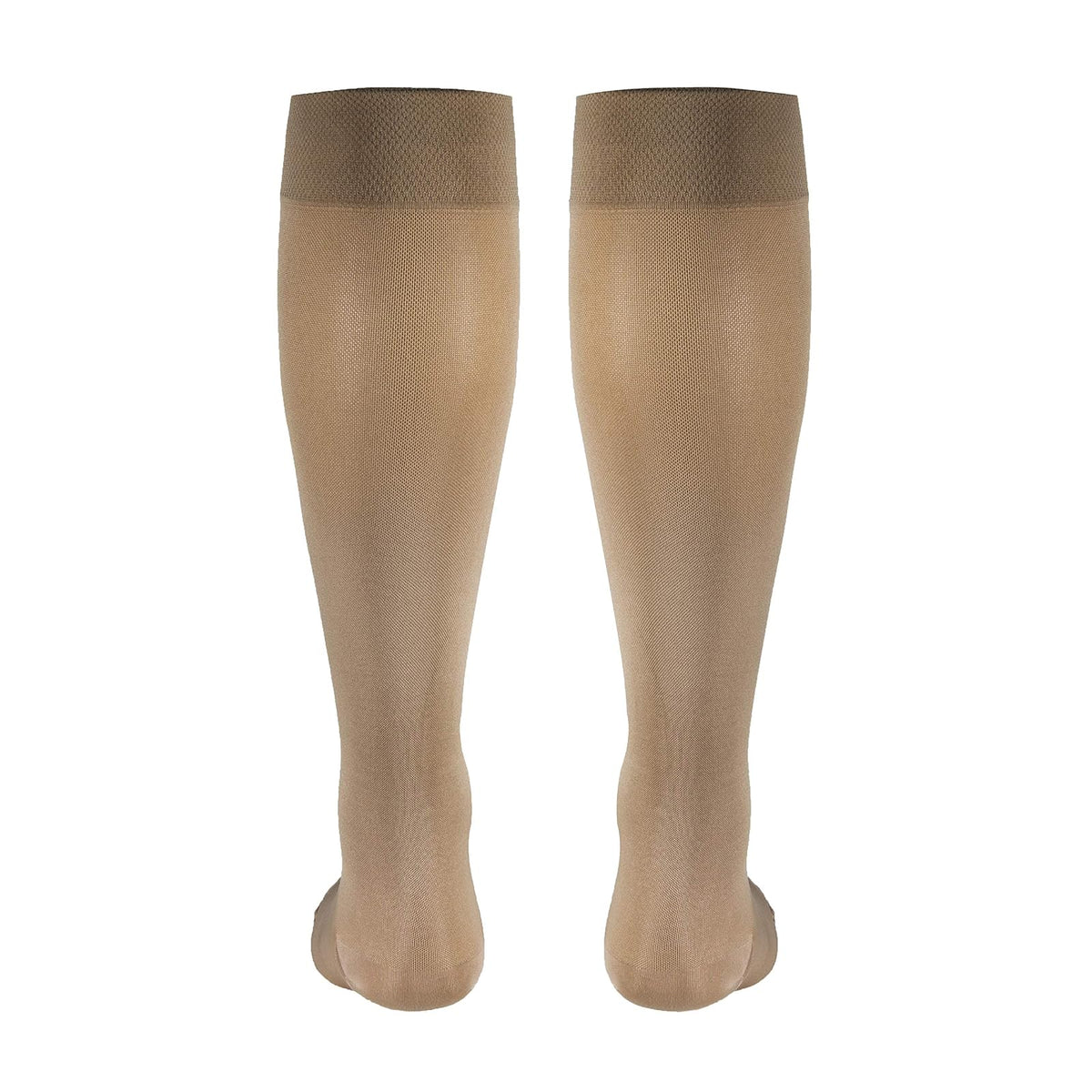 Truform Women's Compression Stockings, 20-30 Mmhg, Knee High Length, Closed Toe, Opaque Beige, Pack of 1
