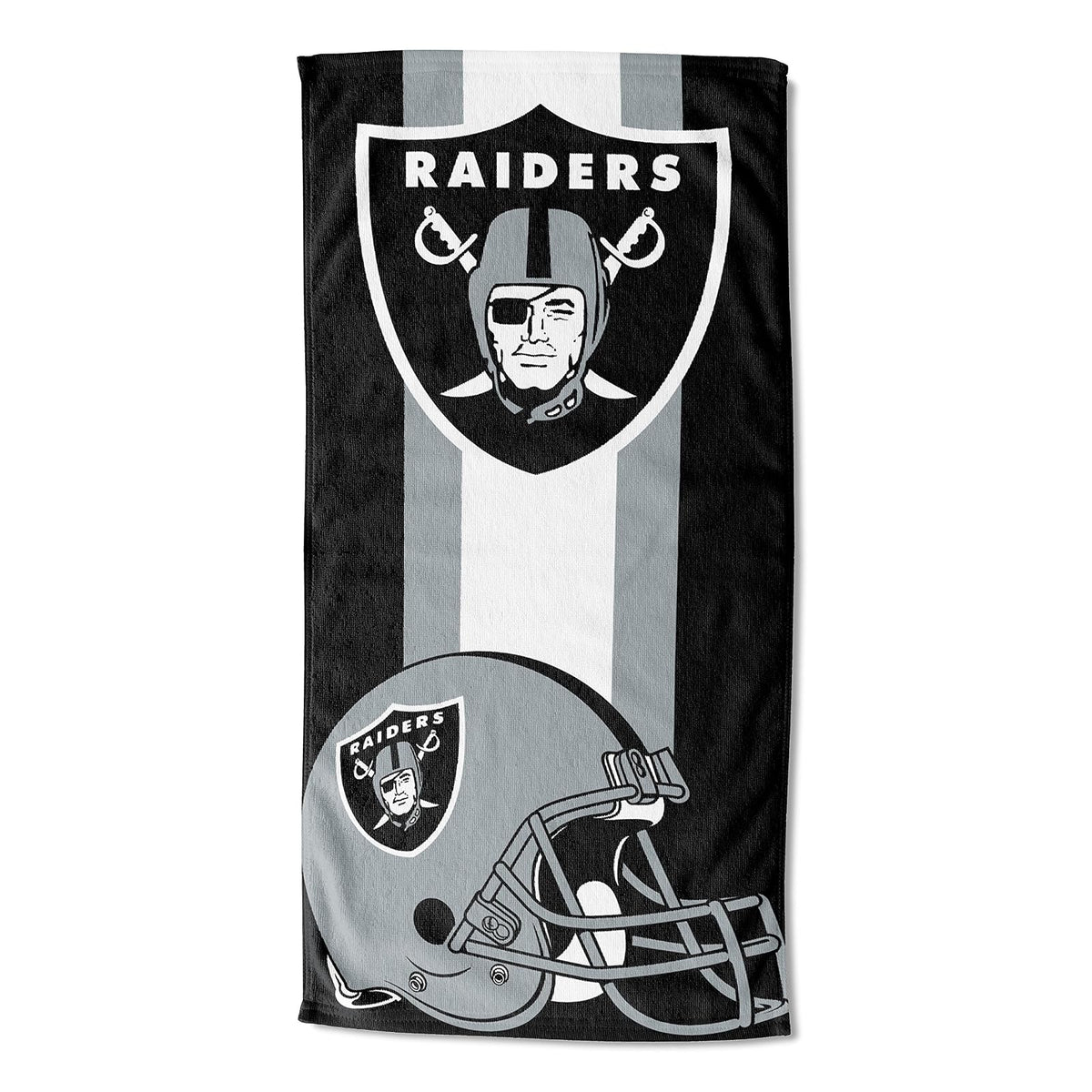 Northwest NFL Unisex-Adult Beach Towel - Raiders de Las Vegas - 30" x 60" - Zona leí