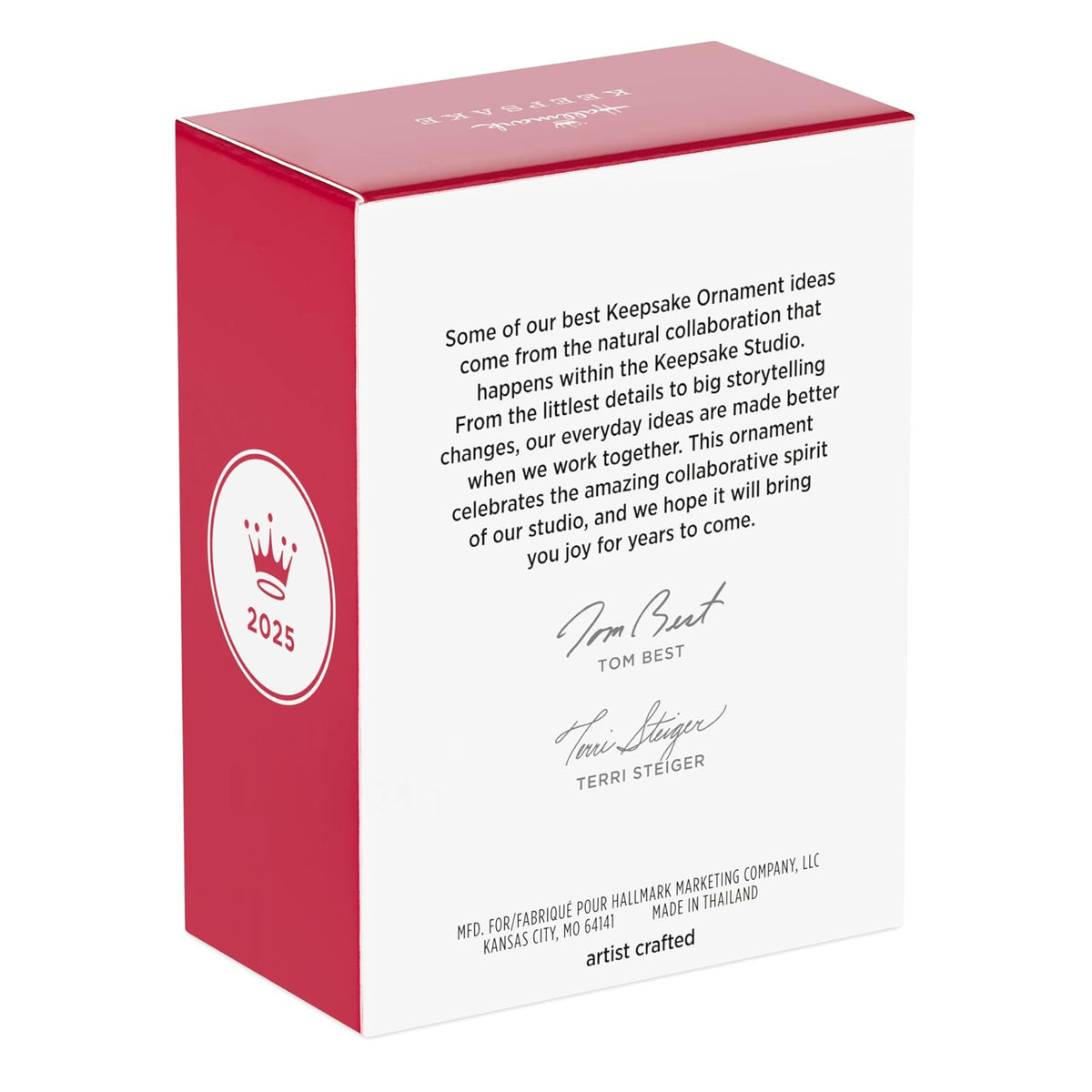 Hallmark - Adorno navideño de Recuerdo 2025, Estrella de béisbol 2025, Regalos para fanáticos de los Deportes