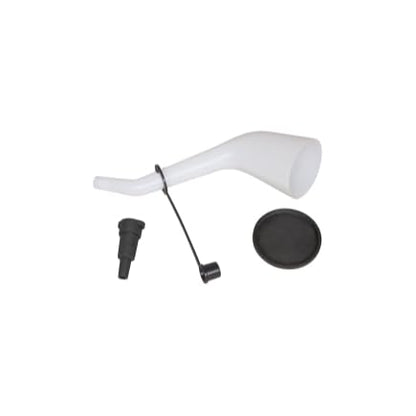 Lisle 18232 Embudo Offset con Tapa y Tapa, Color Negro