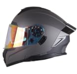 Casco Edge Boston Integral para Motocicleta con Doble Visor - XL - Rex Negro