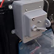 BELL PTC100GY - Interruptor de palanca de 1 banda no metálico resistente a la intemperie, color gris