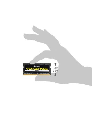 Corsair Vengeance 16GB DDR4 SODIMM 2400MHz 16GB DDR4 2400MHz módulo de - Memoria (16 GB, 1 x 16 GB, DDR4, 2400 MHz, 260-pin SO-DIMM, Negro)