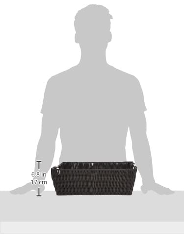Whitmor Rattique Estante Bolsa, Espresso, 13W x 15D x 5H in., 1