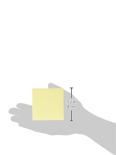POST-IT 3M Notas Adhesivas Reposicionables Amarillo Canario 1200 hojas | Ideales para planear y organizar, Adhesivo original, 76 x 76 mm, Multiusos, 12 pads con 100 piezas c/u