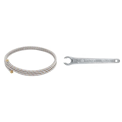 Pretul Manguera para Gas de Aluminio 3/8" con Regulador o Llave - 400 cm - Manguera gas + Llave LL-GA