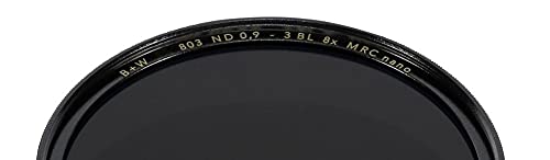 B+W 52 mm 0.9 – 8 x múltiple Revestimiento Nano Filtro de Lente de la cámara, Gris (66 – 1089176)