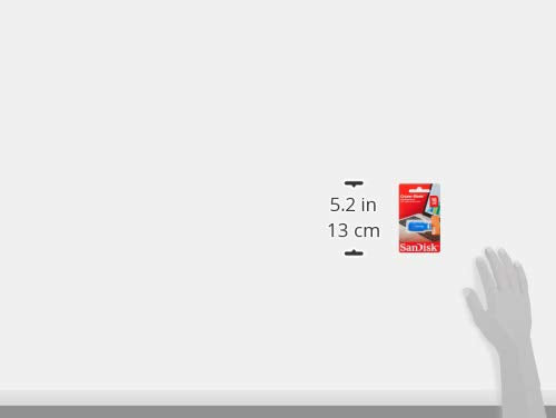 Memoria USB SANDISK Cruzer Blade, 16GB, USB 2.0, Color Azul (SDCZ50C-016G-B35BE)