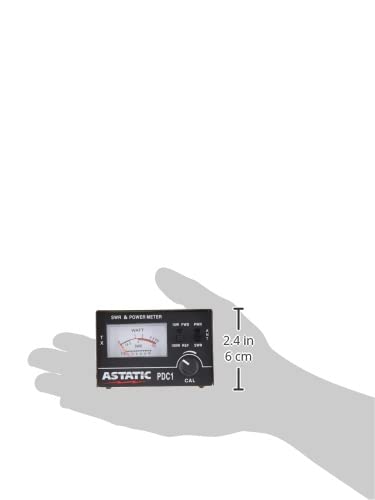 Astatic Medidor SWR 100 W Analógico 3 Funciones Radio CB Negro 302-01637