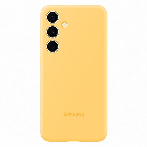 Samsung Funda Galaxy S24+ Color: Amarillo, Silicone Cover