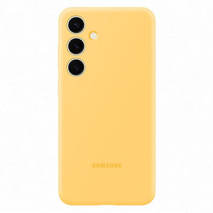 Samsung Funda Galaxy S24+ Color: Amarillo, Silicone Cover